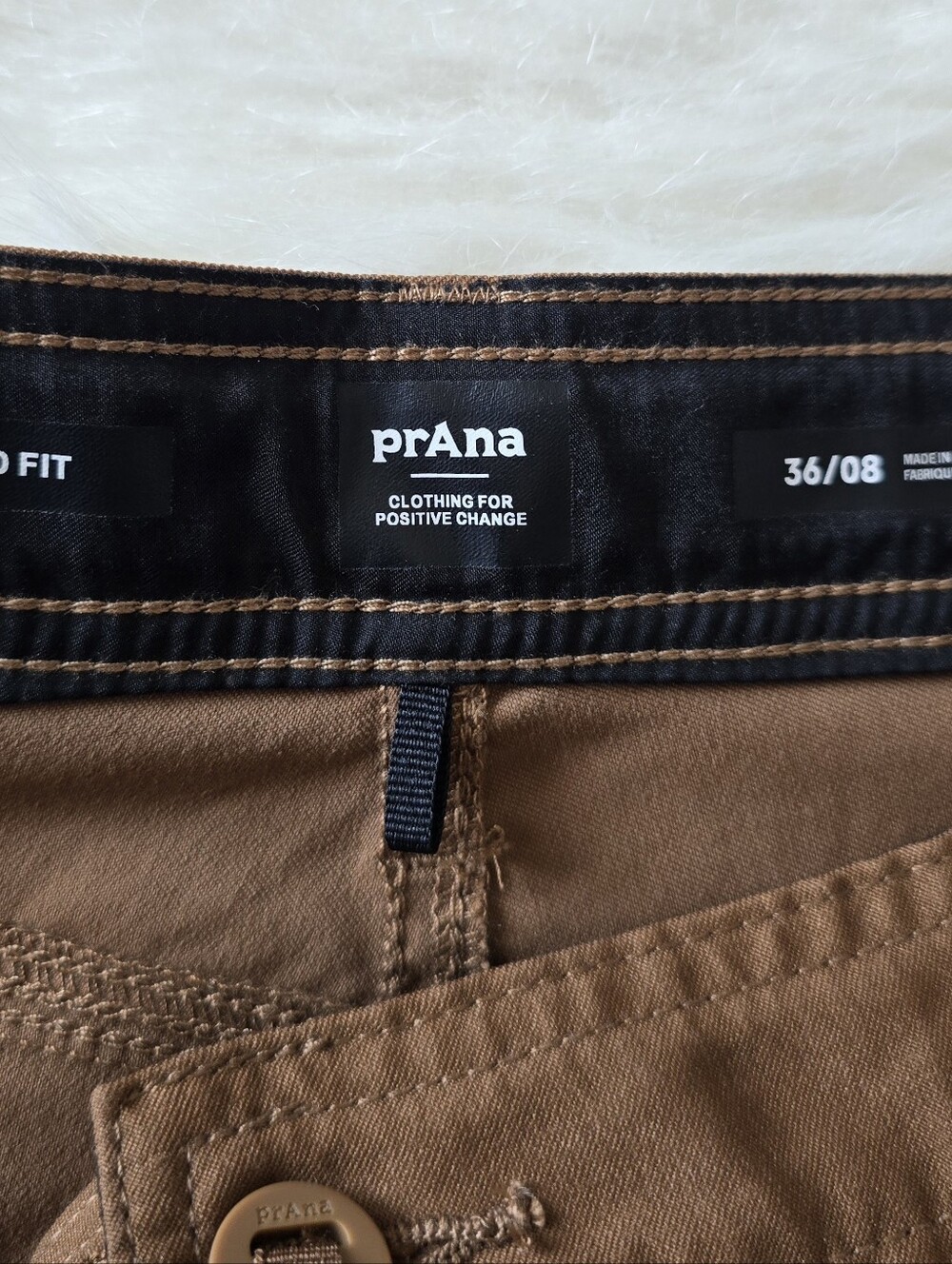 prAna Zion Standard Fit Cargo Shorts 36 - Picture 3 of 4